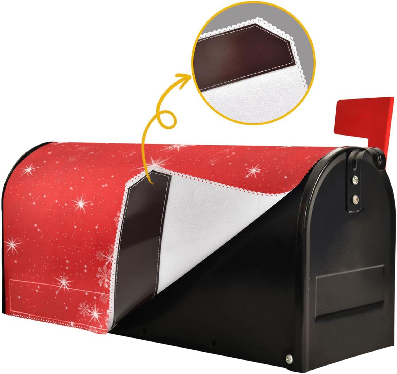 Mailbox Covers Magnetic Christmas Tree Mailbox Wraps Standard 21 x 18 Inch