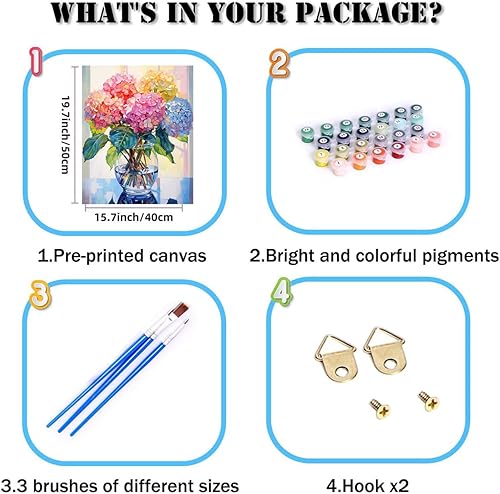 Miniatura 5 de EIBEILI Paint by Numbers for Adults Aihonmin Day of The Dead DIY Paint by Numbers Kits on Canvas Painting Kits for Kids Beginner Oil Painting Kits