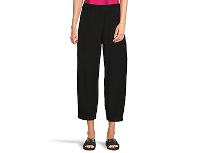 Eileen Fisher Washable Stretch Crepe Petite Ankle Barrel Pant Women