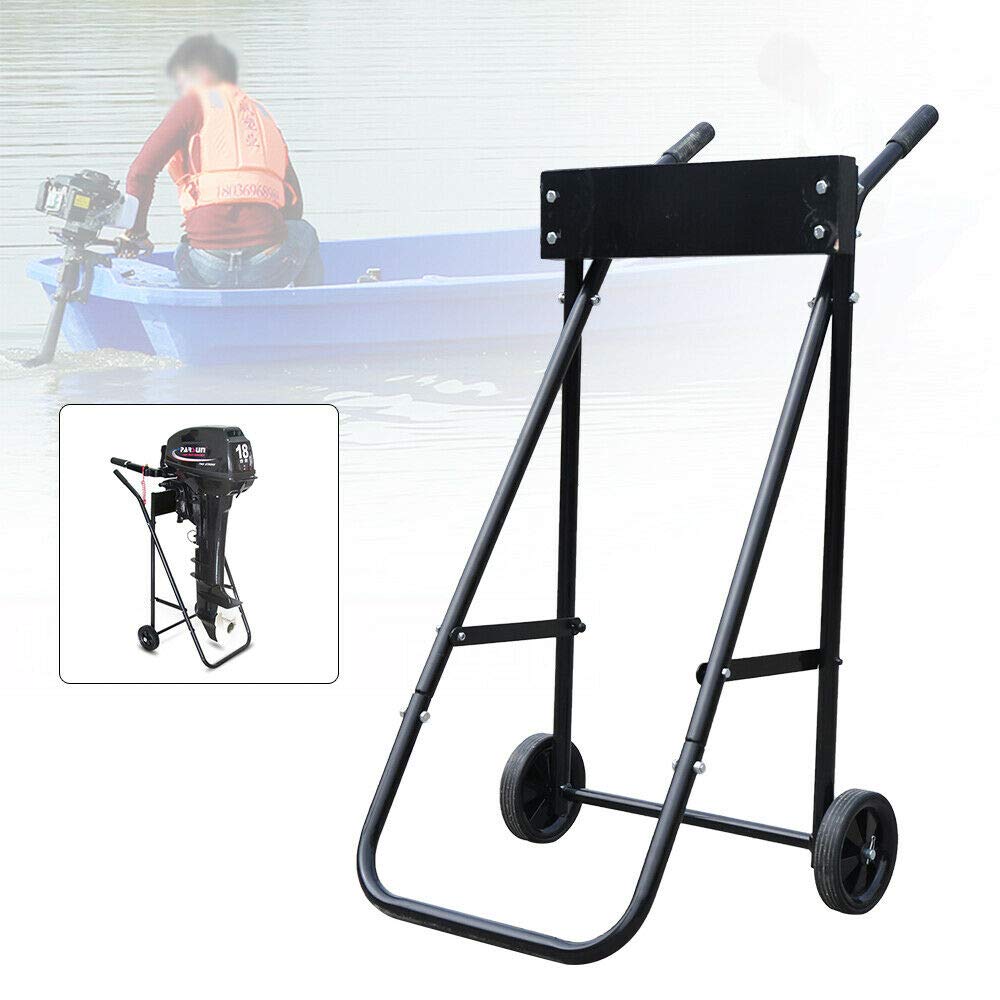 Buy Heavy Duty Outboard Boat Motor Stand Carrier Cart Dolly 70KG/154LBS