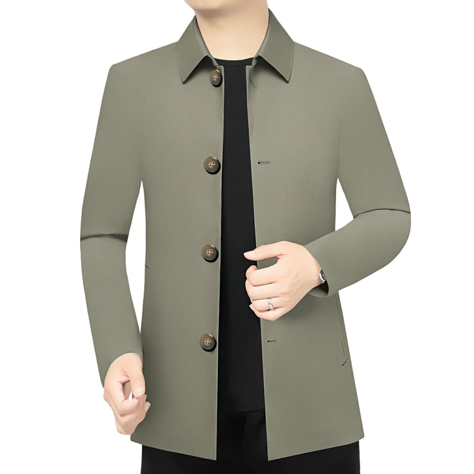 Męska kurtka na wiosnę jesień Revers Business Casual