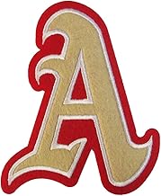 Iron On Patch Alphabet Red A