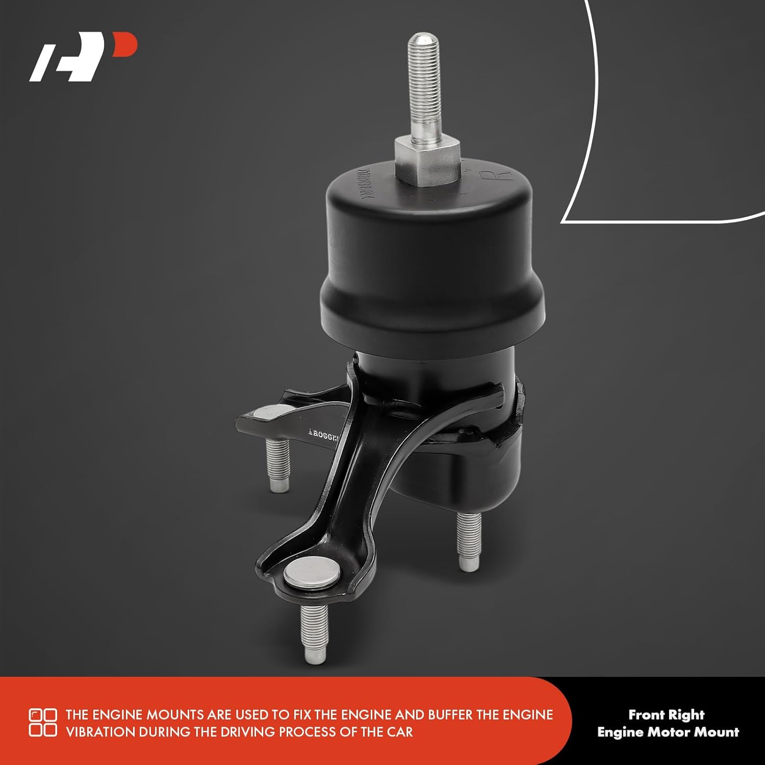 A-Premium Front Right Engine Motor Mount Compatible with Toyota Camry 2012-2017, Avalon 2013-2018 & Lexus ES350 2013-2018, 3.5L, Passenger Side