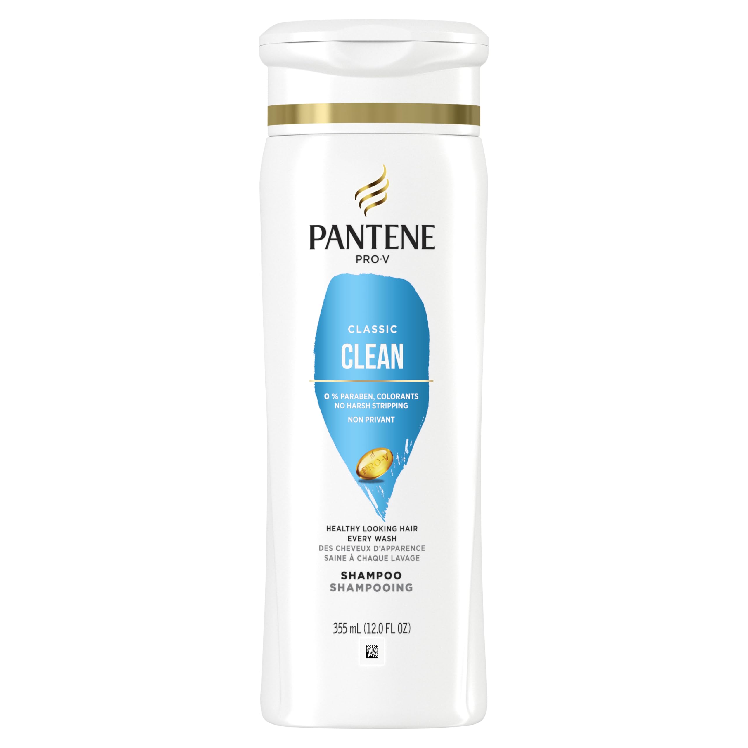 Pantene PRO-V Classic Clean Shampoo, 12.0oz