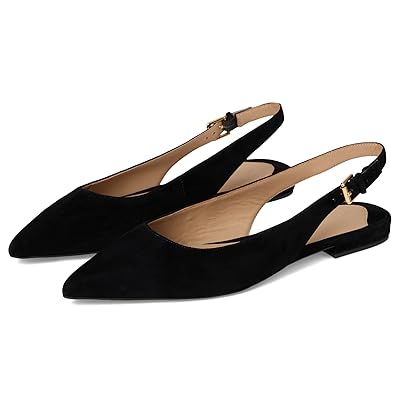 Lauren Ralph Lauren Londyn Suede Slingback Flat Women