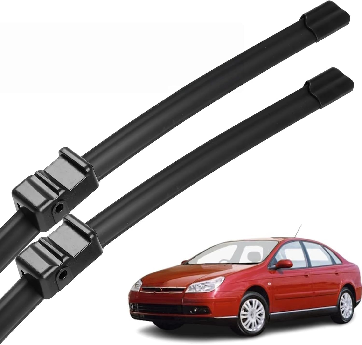 nwsplmy Front Windscreen Wiper for Citroen C5 MK1 2004-2007 26"+19", Silent All-Season Replacement Blades Streak-Free Easy Install