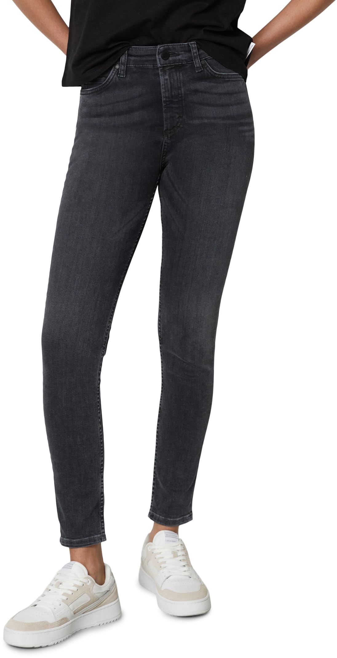 Marc OߴPolo Denim Damen Jeanshose mit Stretch-Anteil Skinny Fit