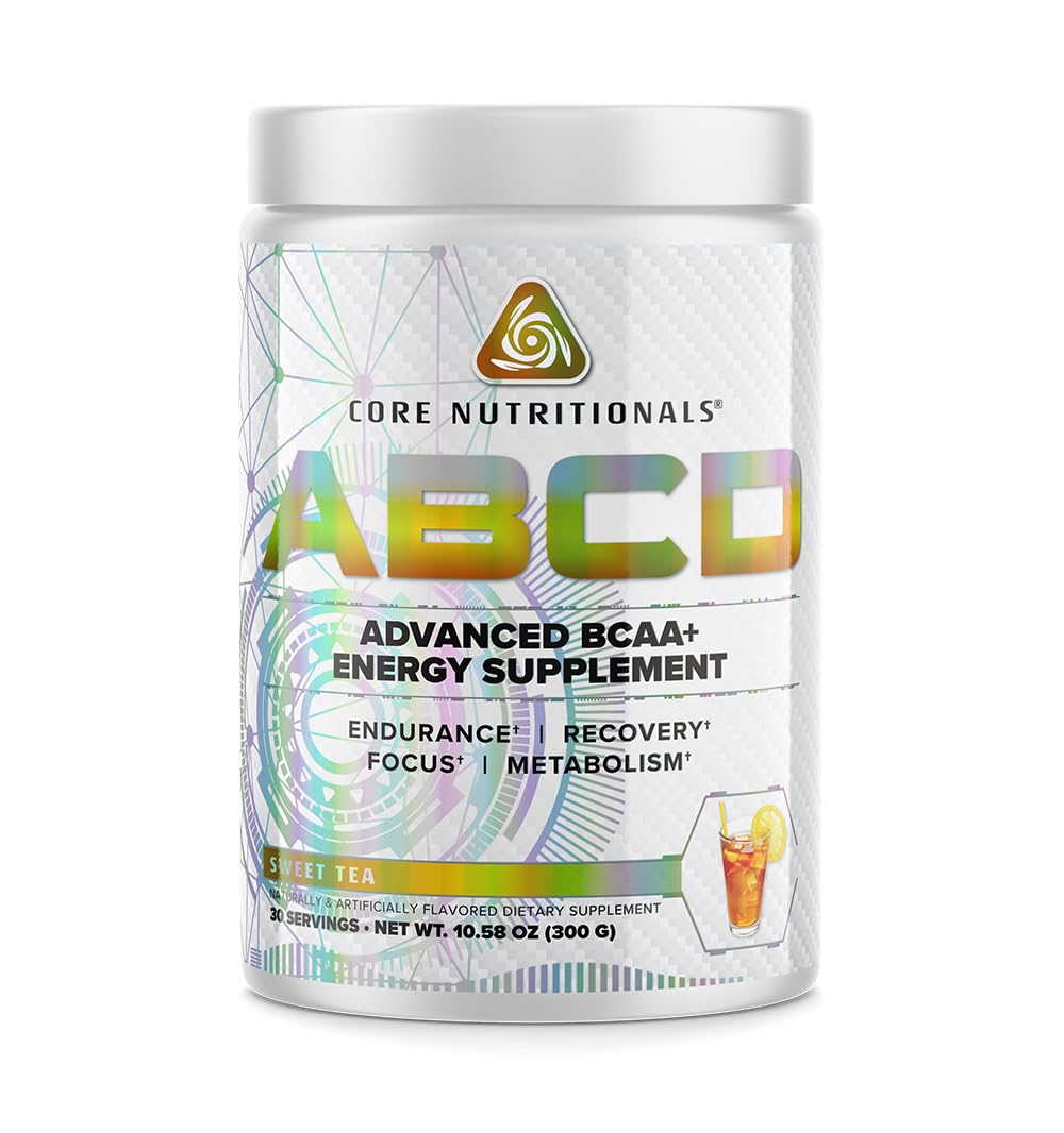 Core NutritionalsPlatinum ABCD Advanced BCAA Energy Supplement, Improves Endurance, Recovery, and Focus 30 Servings (Sweet Tea)