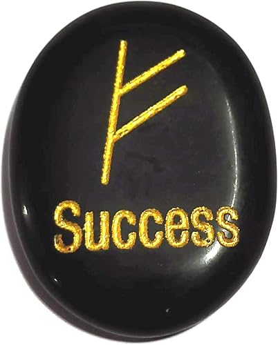 Miniatura 1 de Astroghar Cristal de símbolo grabado con turmalina negra natural Zibu angelical para protección y prosperidad del éxito