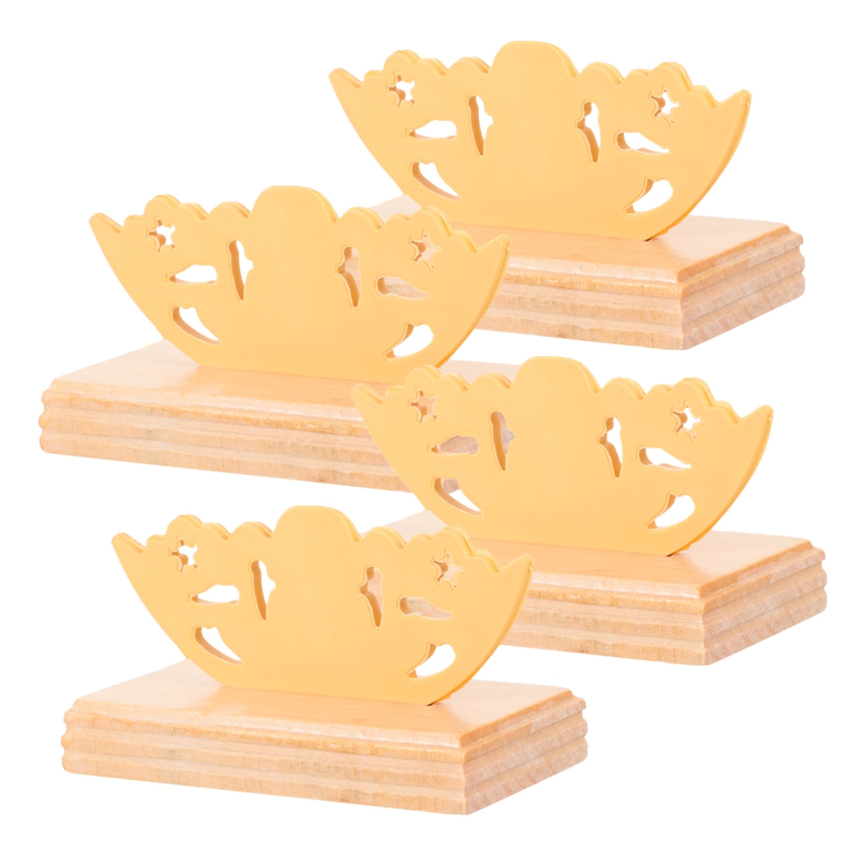 Supporto Per Ventaglio Cinese - 2 Pezzi In Legno Per Esposizione Decorativa - Foto 2