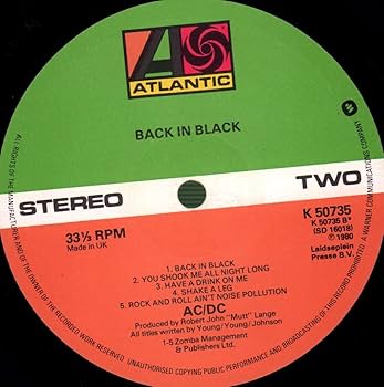 AC/DC - Back in Black 国内オリジナル盤レコード新品未使用 2025年最新】Yahoo!オークション -ac dc back in blackの中古品