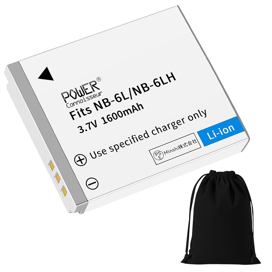 Amazon | 「Power-connoisseur」 Canon対応 リチウムイオン充