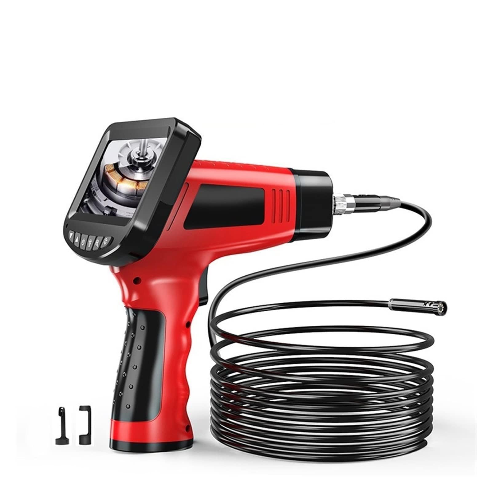 YNIYUJKL Camera, Sewer Camera Industrial Endoscope 8.5Mm 1080P Hd Digital Dual Lens Waterproof 4.3 Inch Lcd Snake,For Wall Automotive Engine,5m-8.5mm Dual Lens