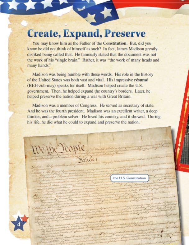 James Madison and the Making of the United States - Social Studies Book for Kids - Great for School Projects and Book Reports (Social Studies: Informational Text) - Image 4