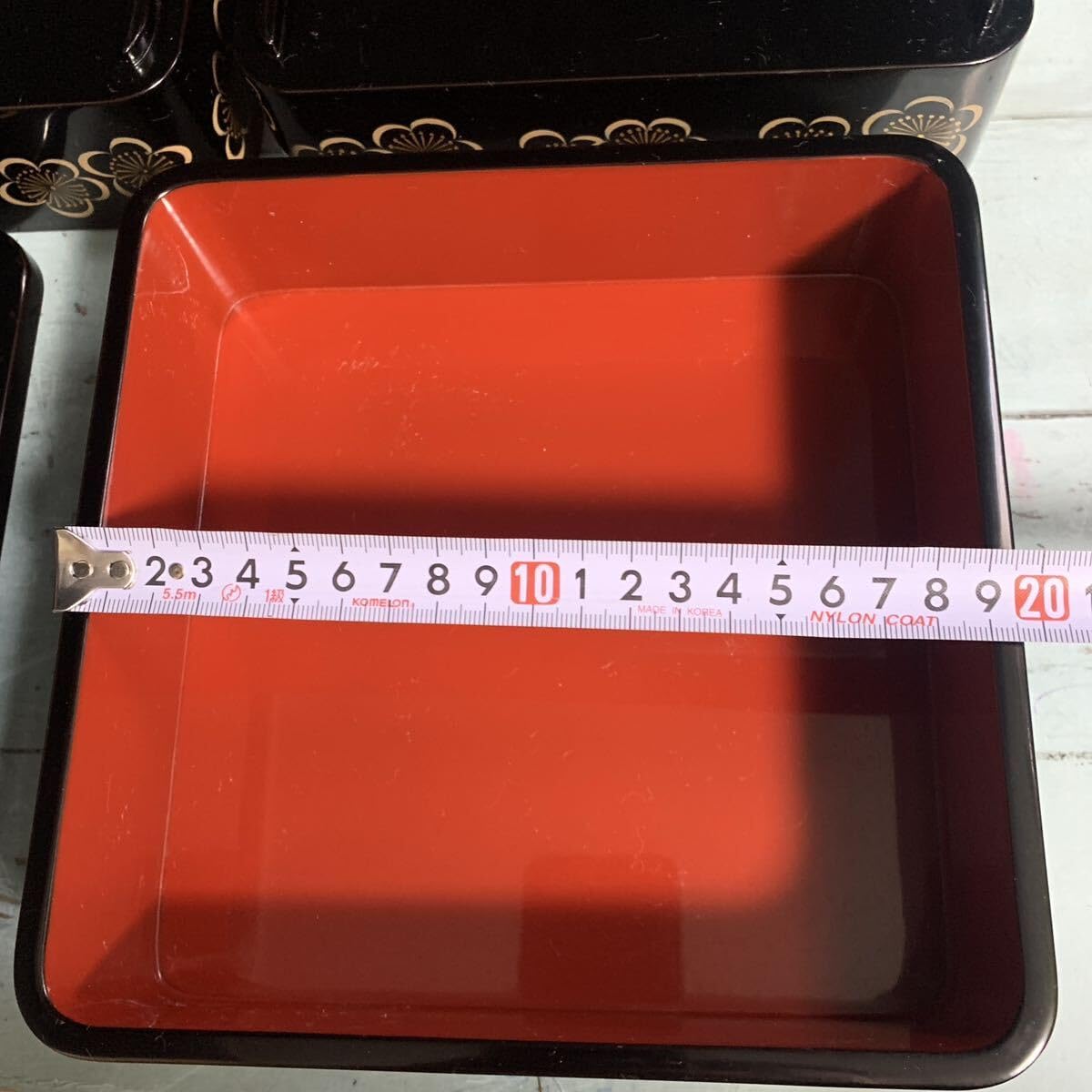 Amazon.co.jp: 輪島塗 重箱 三段 能登 加藤正 漆器 食器 伝統