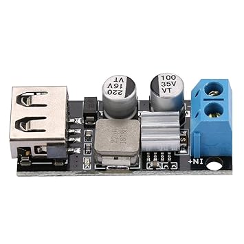 DC-DC Buck Module Voltage Step Down Power Supply Converter12V 24V 6V-32V to 5V QC3.0 USB DC Voltage Regulator Transformer Board for Industrial Household