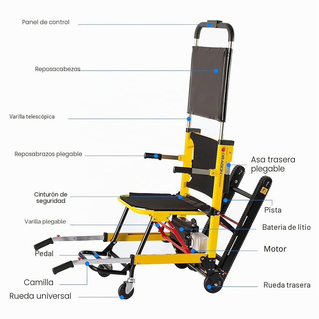 Sillas De Ruedas Eléctricas Para Subir Escaleras,Salvaescaleras Eléctricas,Salvaescaleras Para Personas Mayores,Salvaescaleras Portátiles,Sillas De Ruedas Eléctricas yellow