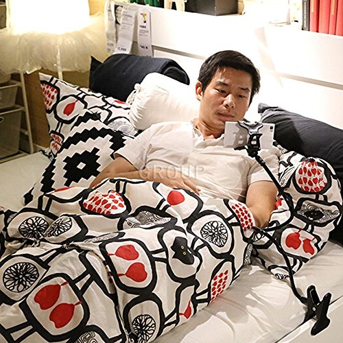 Image of Lazy Mobile Phone Holder Stand Compatible for Bed Desk Table Car Snake Style Long Foldable Mobile Holder Stand Compatible for Smartphone Upto 6 inch (Assorted Colour)