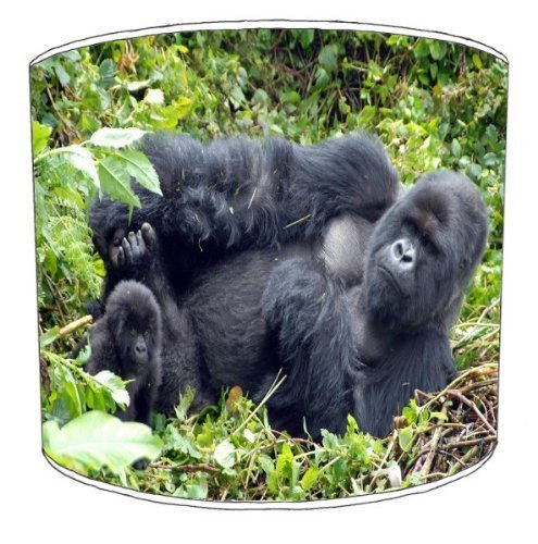 Silverback Lampshade for A Table Lamp in 3 Sizes - Free Personalisation