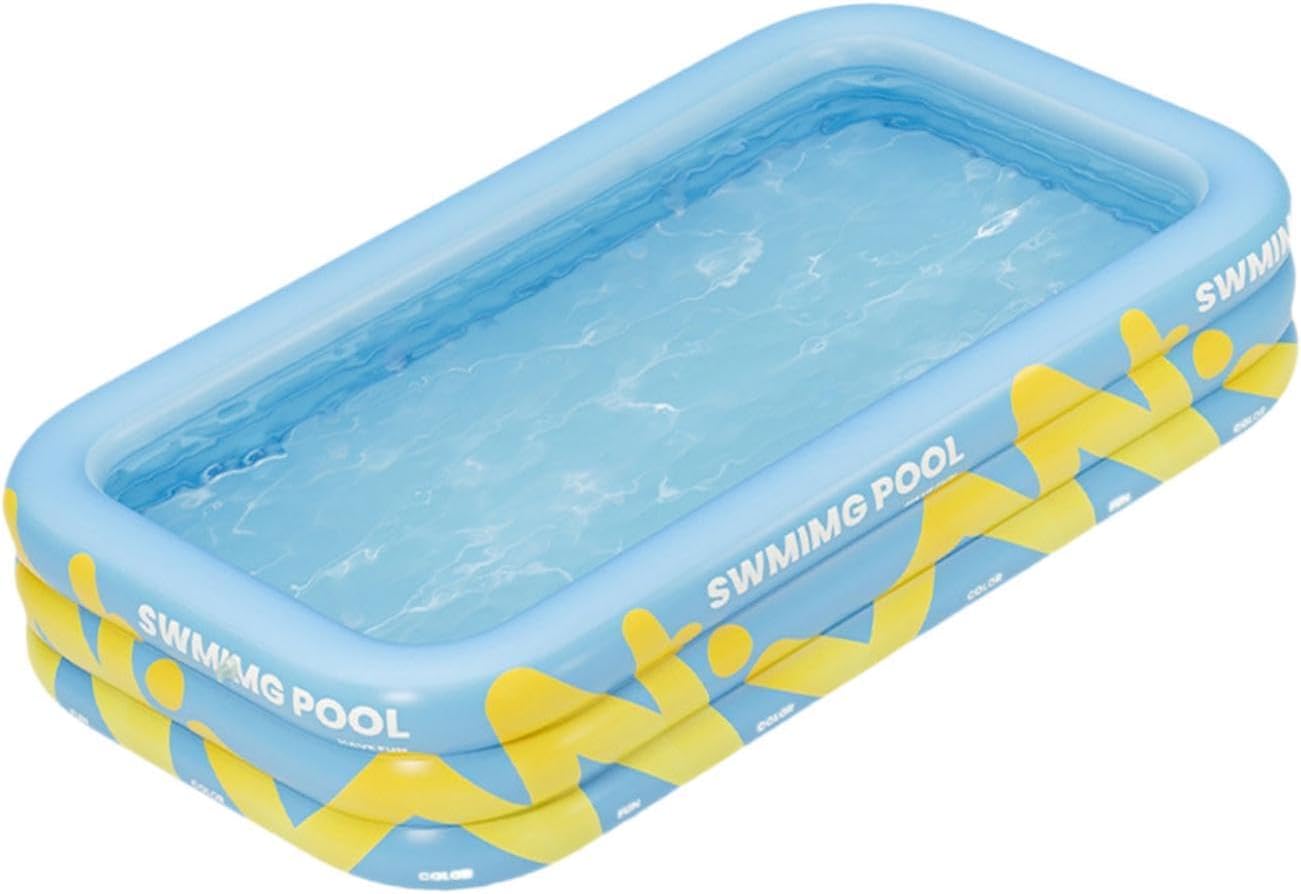 CALANDIS™ Inflatable Swimming Pool Paddling Pool for Kids and Adults Lawn Outdoor Blue 2.1m | Inflatable & Kid Pools | Swimming Pools | Pools & Spas | Yard, Garden & Outdoor Living