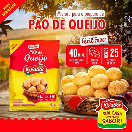 KiSabor Mistura Para Pão De Queijo Kisabor 250 Gramas