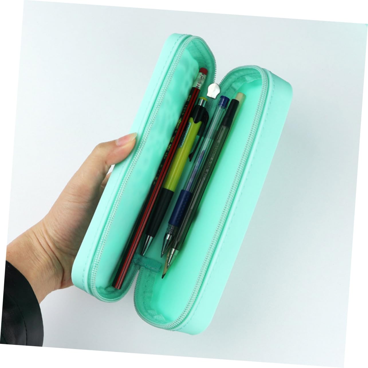 STOBOK Estuche Escolar 2 Piezas Chico Lápiz Bolsas Caja De Lápices De Niña Suministros De Bolsa De Papelería Estudiante Lápiz Bolsas Chica Estuche Alta Capacidad