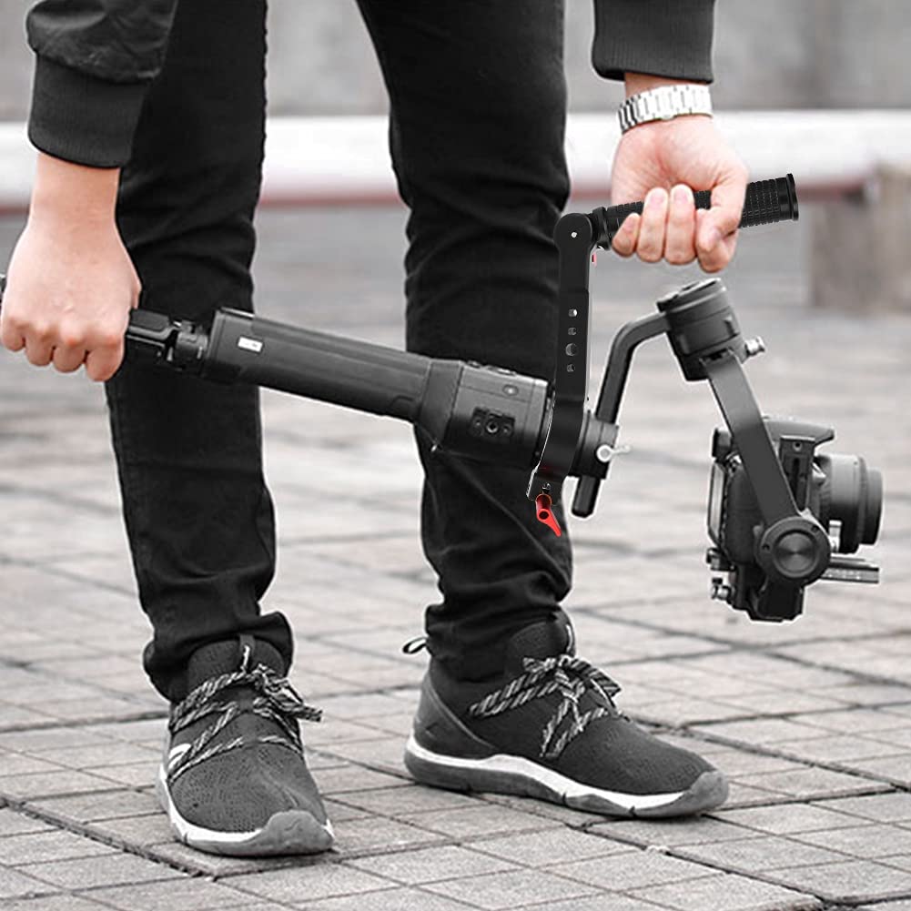 Impugnatura per Ronin S, stabilizzatore gimbal portatile Crane 2, staffa di estensione dell'imbragatura con cordino regolabile da 1/4 di pollice e 3/8 di pollice, estensore dell'im (Versione gru 2)