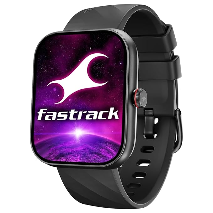 Fastrack New Limitless FS2 with 1.91″ UltraVU Display|BT Calling|Advanced ATS Chipset|Functional Crown|320×385 Pixel Resolution|100+ Sports Modes & Watchfaces|Calculator|IP68 Smartwatch (Black) at Rs. 2499