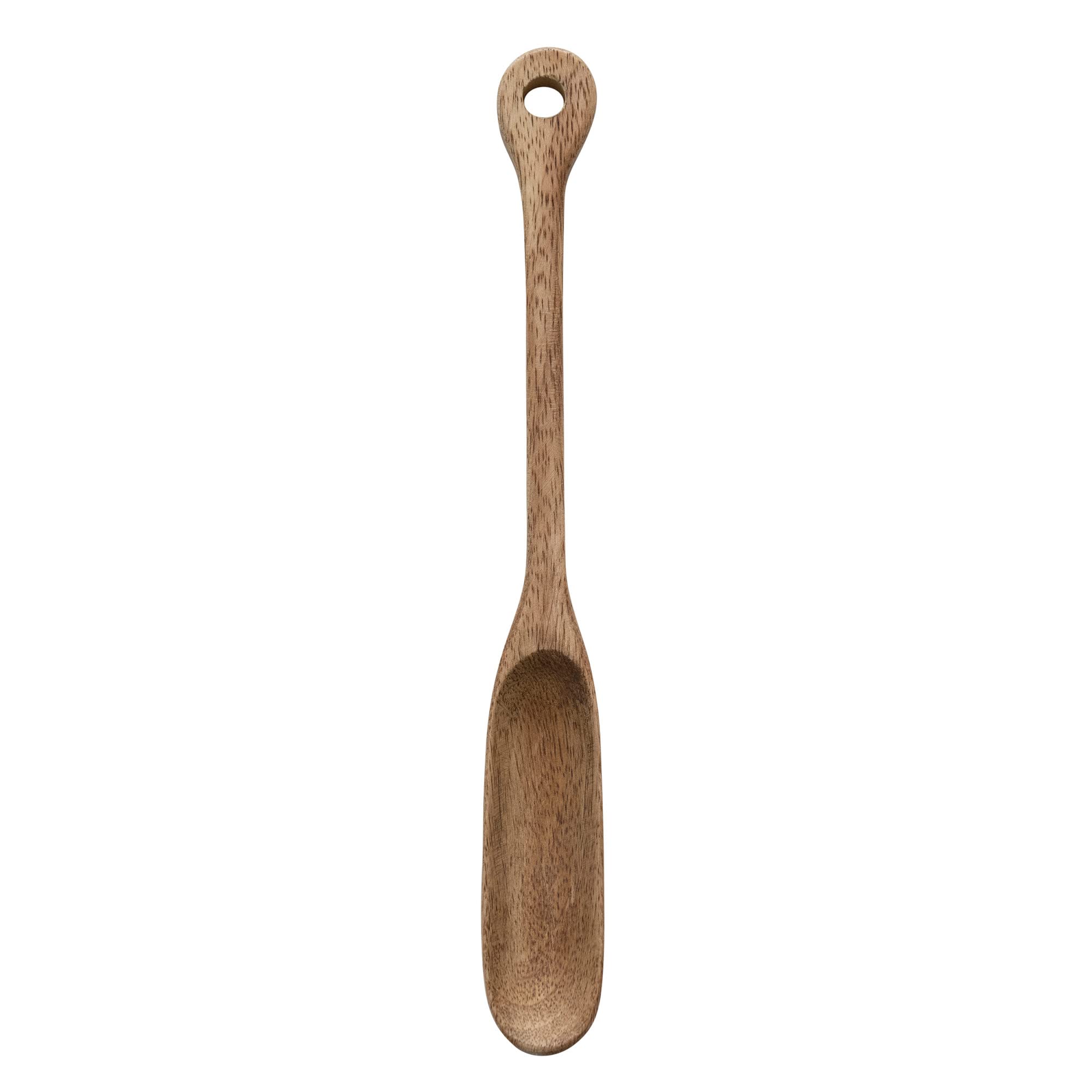 Creative Co-Op Elongated Wood Handle, Natural Spoon