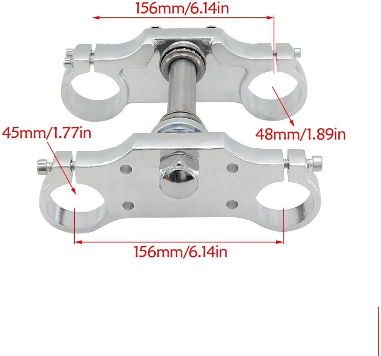 45/48mm Front Triple Tree 𝐅𝐨𝐫𝐤 𝐂𝐥𝐚𝐦𝐩 for Pit Dirt Bike SSR 110 125CC XR70 CRF70 CRF50