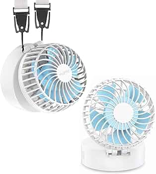 携帯用扇風機両耳用 Amazon | 首掛け扇風機、HandFan ハンズフリー ポータブル 小型