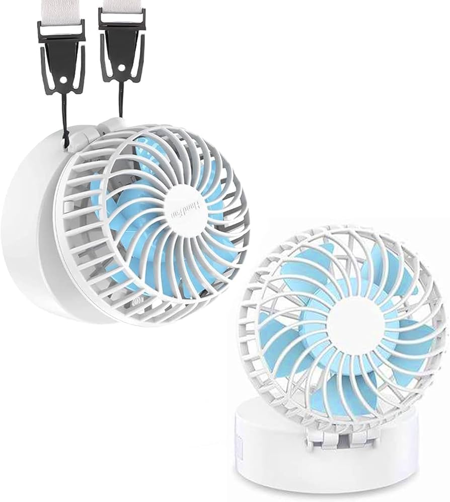 首掛け扇風機　ハンズフリー扇風機　USB充電式　7枚羽 30個 楽天市場】扇風機 首掛け ポータブル 首かけ 7枚羽根 ハンディ
