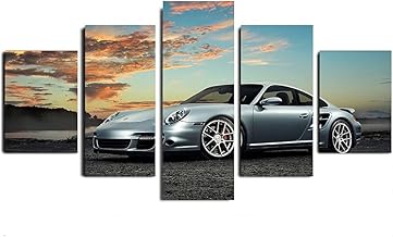 برواز حائط قماش من ام كيه ديزاين - 5 قطع، متعدد الألوان