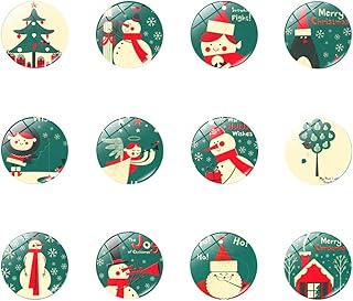 Housoutil 1 zestaw kryształowe szkło naklejki magnes lodówka magnes dekoracja Boże Narodzenie magnes na lodówkę