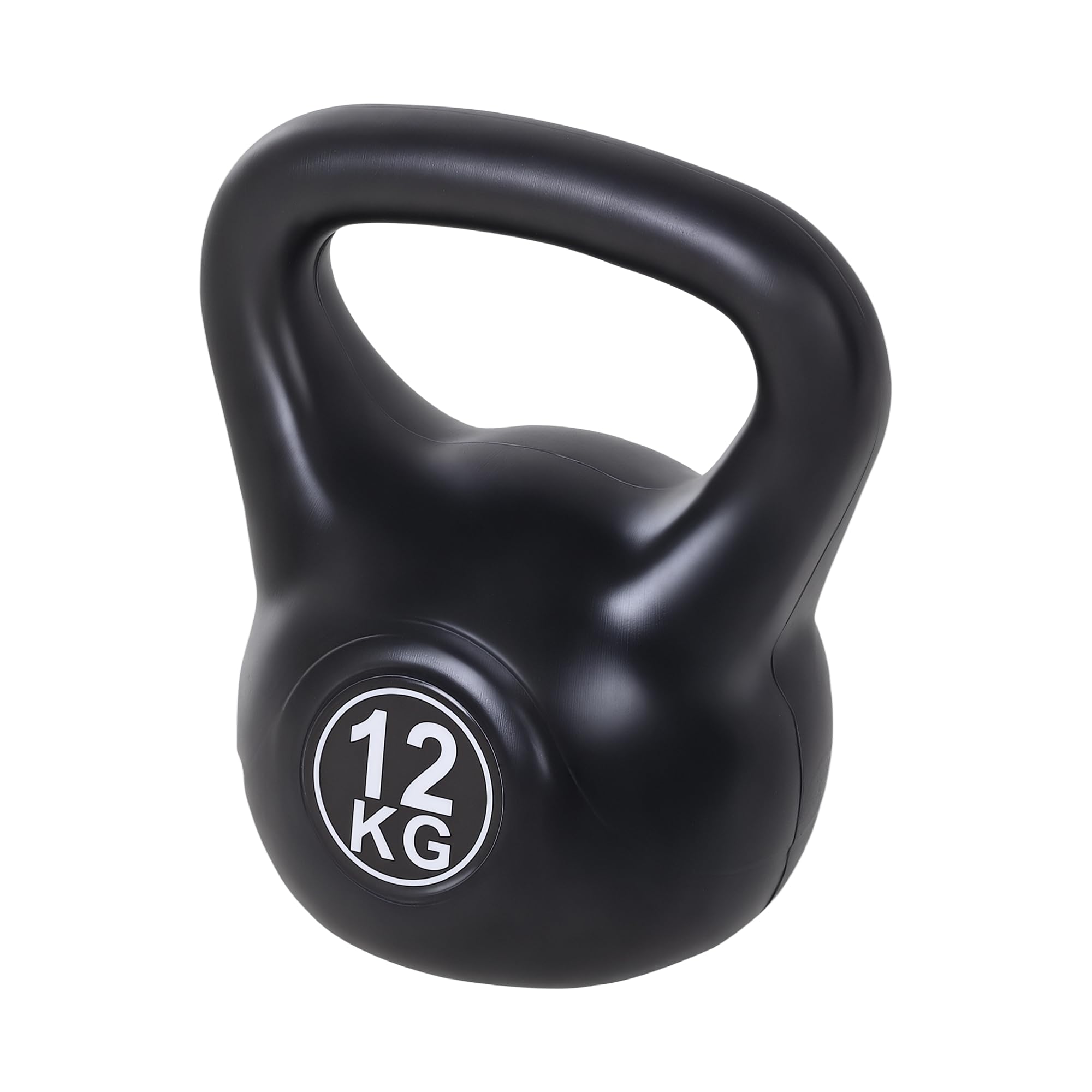 HOMCOM Kettlebell Kugelhantel Gewicht-Hantel mit Sand befüllt für Anfänger Zuhause Krafttraining