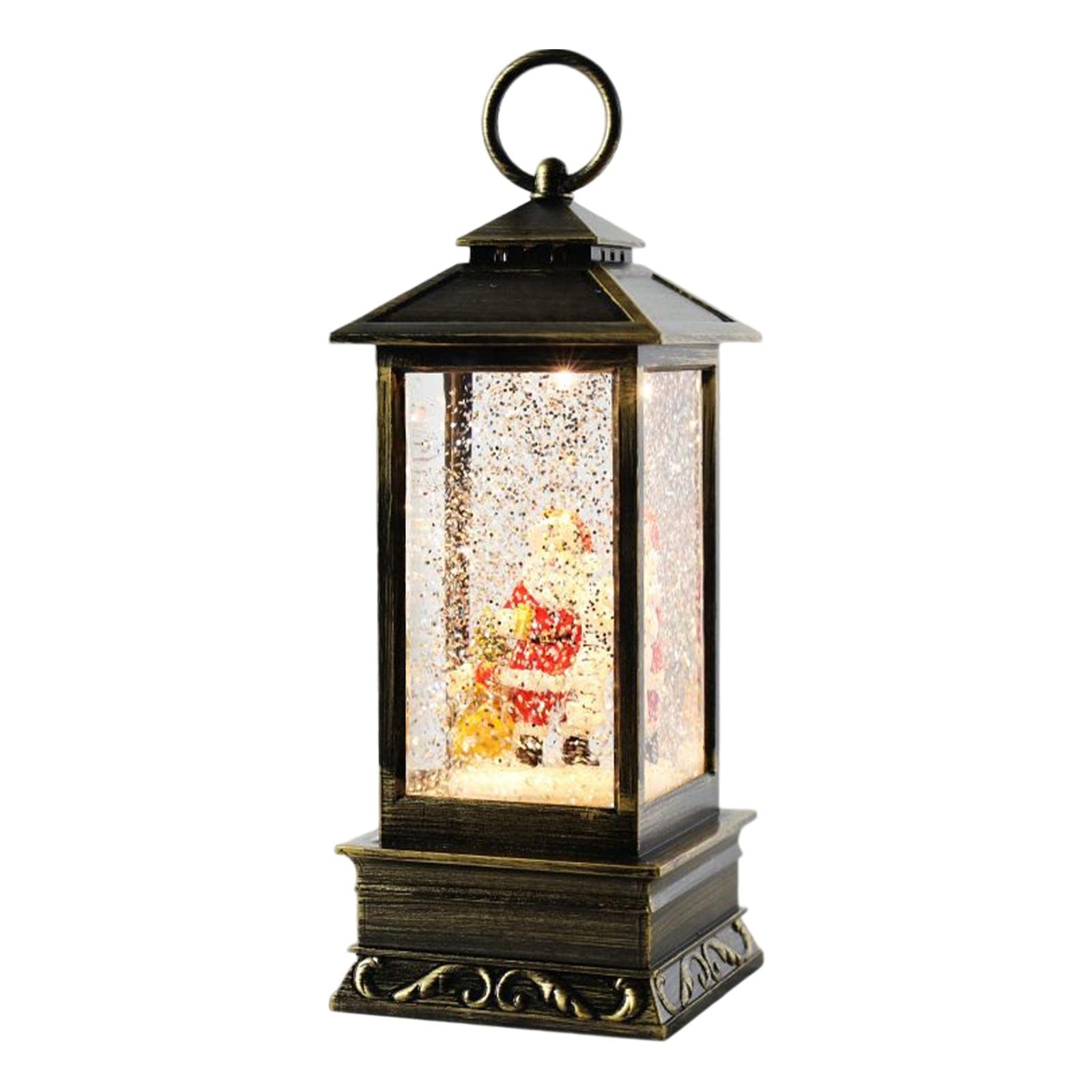 Fashion My Day® Christmas Lantern Music Box Kids Gift Decoration with Light Birthday Gift Santa Claus Home and Garden | Holiday and Seasonal Decor | Christmas and Winter | Figurines| Figurine