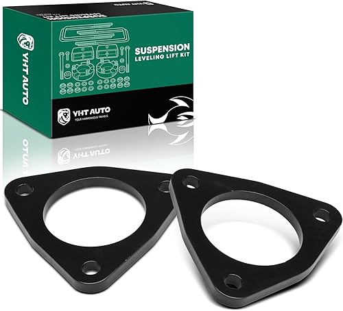 Miniatura 9 de YHTAUTO Kit de elevación de nivelación delantera de 2 pulgadas, espaciadores de puntales de aluminio con kit de herramientas para modelos Chevy y