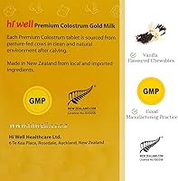 Vista 6 de Hi Well Premium - Leche dorada de calostro alimentado con pasto (paquete de 2) 200 tabletas