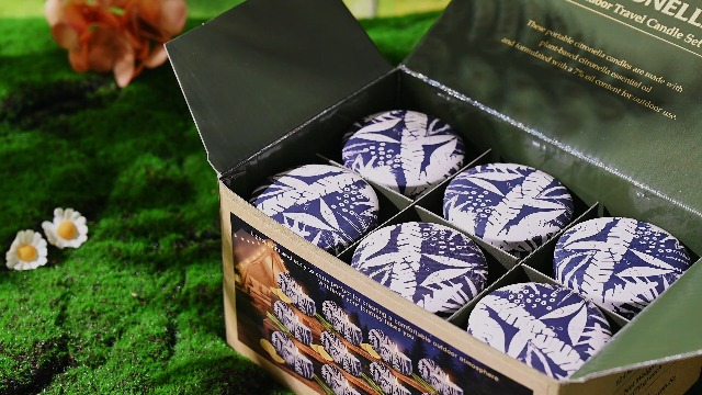 Image of Citronella Candles Outdoor, 12 Pack Soy Wax Candle Set