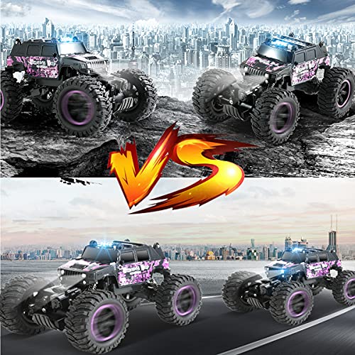 Songtai Remote Control Car, Purple Rc Truck 4X4 Off-Road Waterproof Function 360° Rotation, Suitable For Boys, Girls, Adult And Children's Toy #TOP5