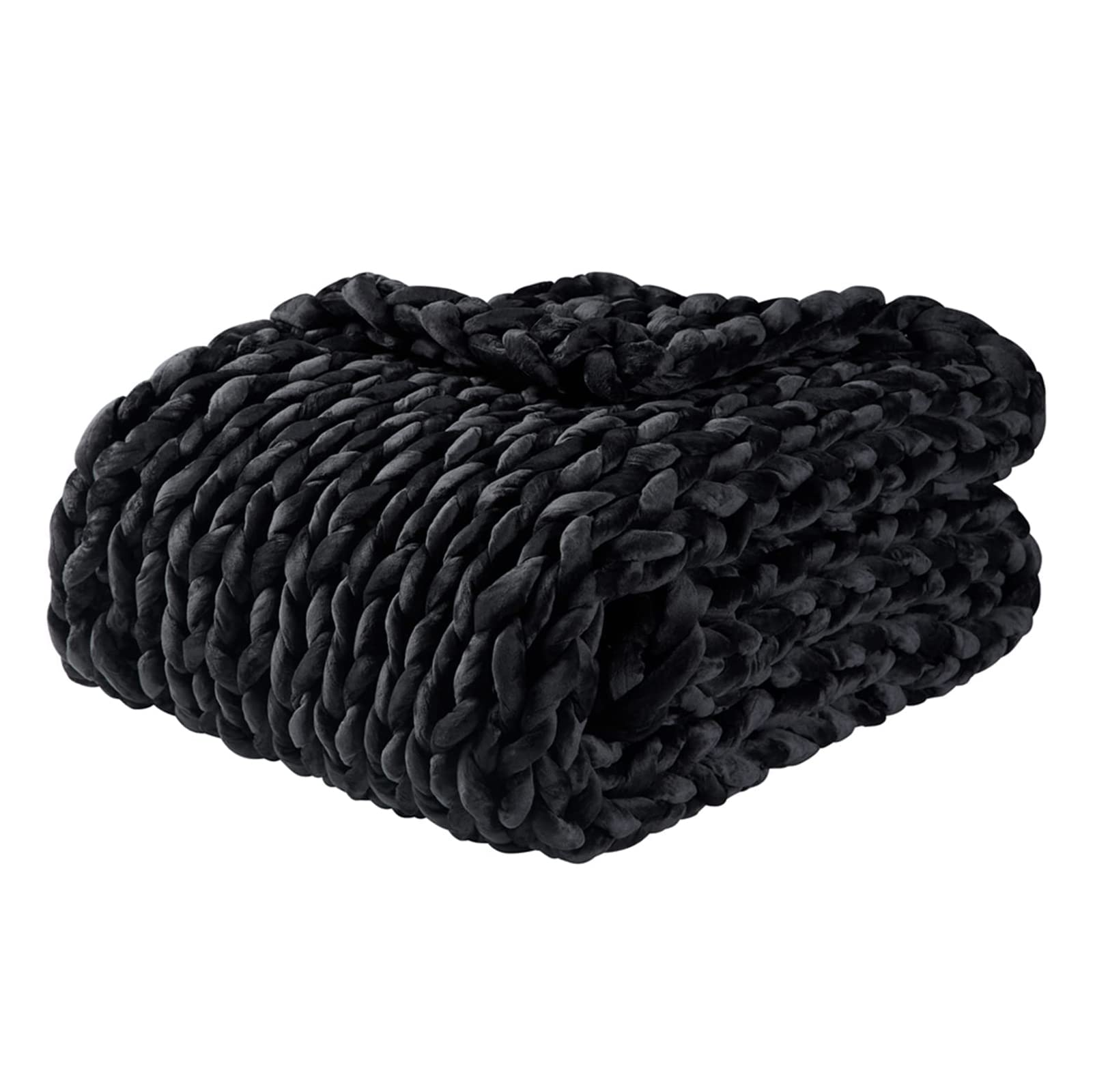 Couverture en tricot épais doux et super chaud contre le froid