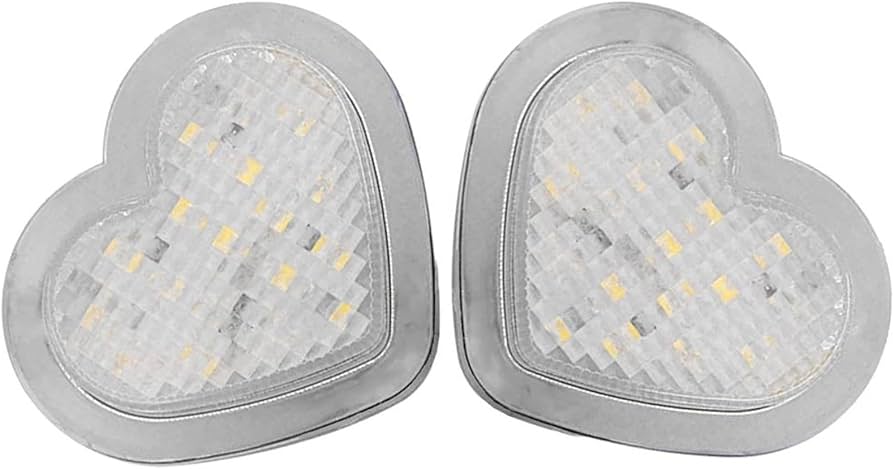 Amazon | インカーフォグランプアセンブリ 赤いハート型サイドマーカー