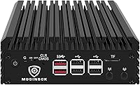 Vista 1 de Aparato de cortafuegos de 2.5GbE Mini PC, Intel N100 de 12ª generación (3.4 GHz) 4xIntel I226V Nics sin ventilador Mini enrutador de computadora