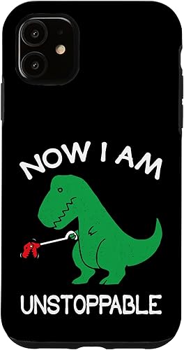 Carcasa para iPhone 11, diseño de dinosaurio T-Rex