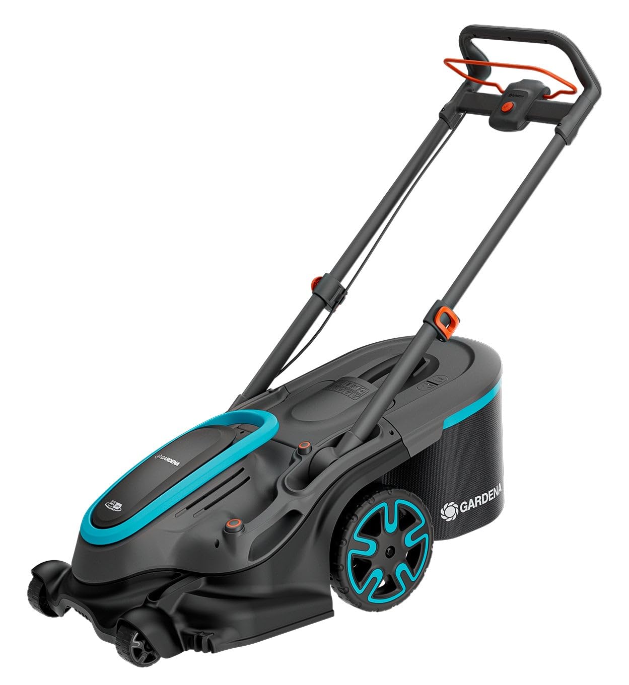 Gardena Kosiarka akumulatorowa PowerMax Duo 46/36 V, szerokość koszenia 46 cm, technologia DuoBlade, w tym akumulator POWER FOR ALL, ergonomiczna konstrukcja, wydajne koszenie trawnika (14646-65)