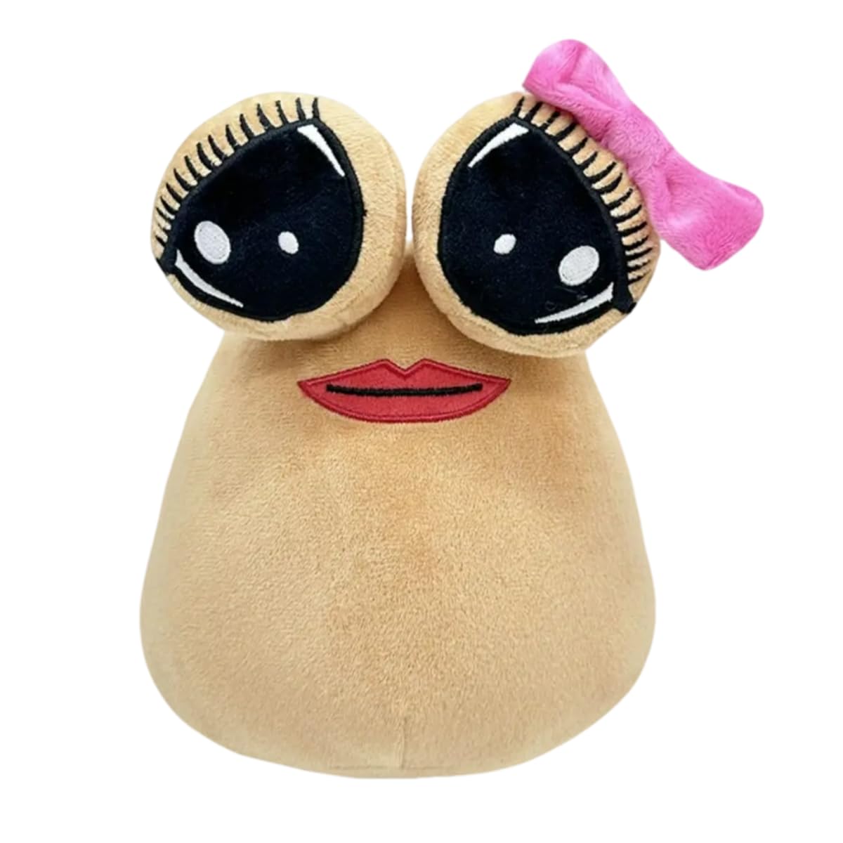 ENIXWH Alien Pou Muñeca de Peluche Animal Juguete Juego Emociones Calientes Peluche Animal Tela Pou Muñeca Regalo del Día del Niño (A)