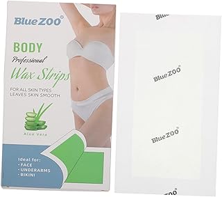 FRCOLOR 10 Folhas De Papel De Cera Tiras De Cera Corporal Tiras De Cera Para Depilação Tiras De Cera Não Tecidas Tiras De Cera Para Depilação Para Cera Para Depilar Papel De