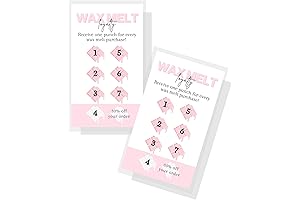 Wax Melt Loyalty Customer Punch Cards