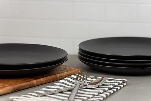 Vista 89 de 10 Strawberry Street Wazee - Plato de ensalada Coupé mate de 8.25 pulgadas, juego de 6, rojo