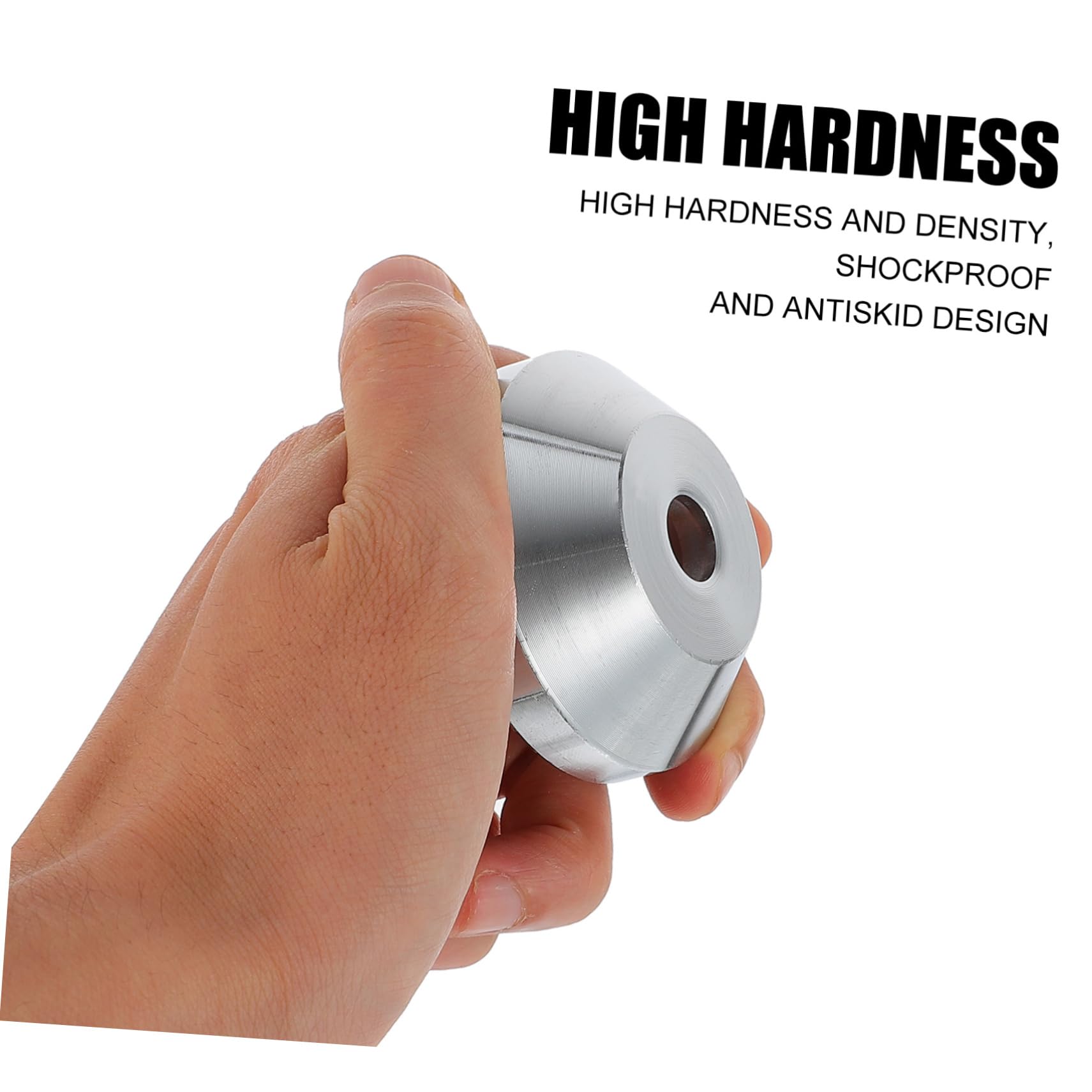 LALAFINA 8pcs Speaker Spike Isolation Stand Feet Heavy-Duty Base Pad Shockproof and Antiskid Design for Speakers Turntables and Amplifiers